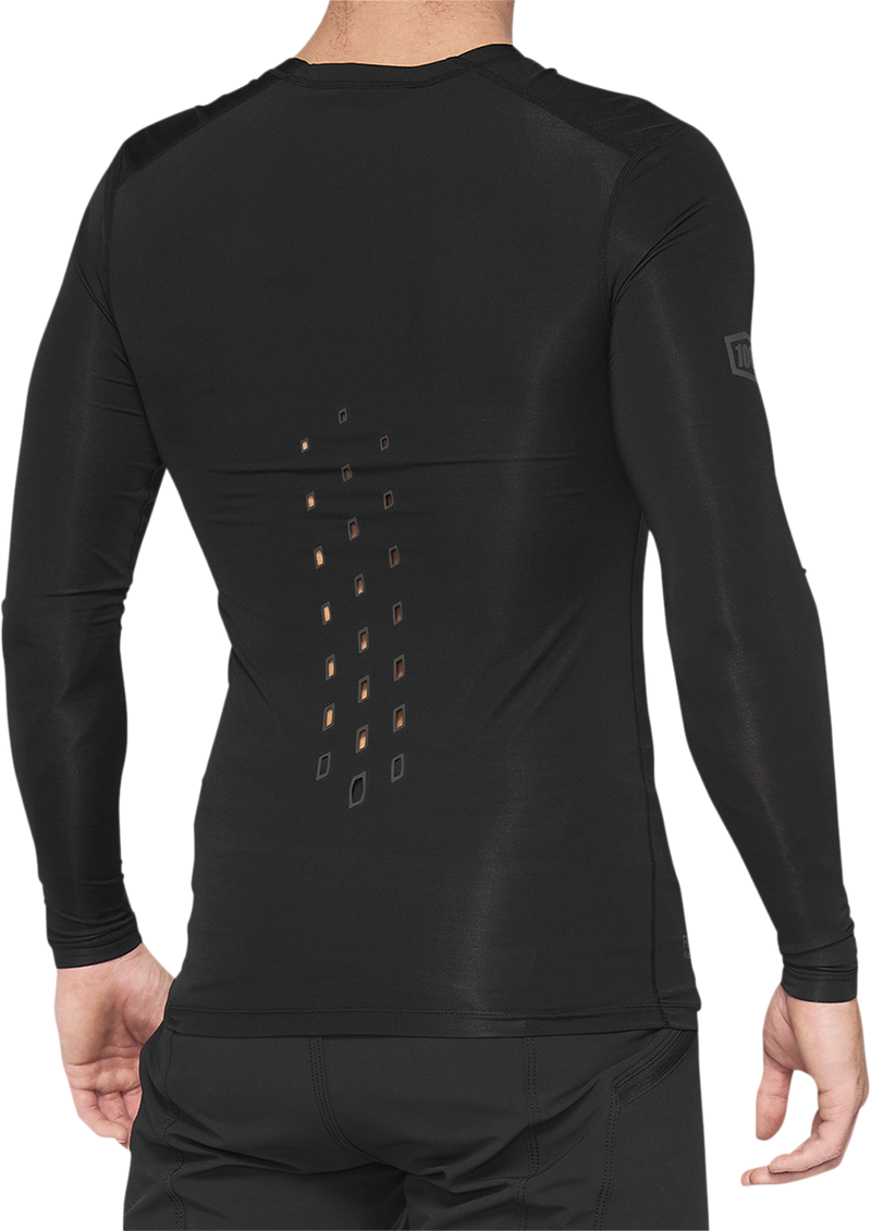 Load image into Gallery viewer, 100% R-Core Concept Long-Sleeve Jersey - Black - XL 40004-00003
