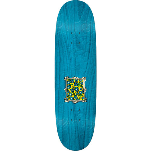 Krooked Flower Frame Embossed Egg Skateboard Deck - 8.75″