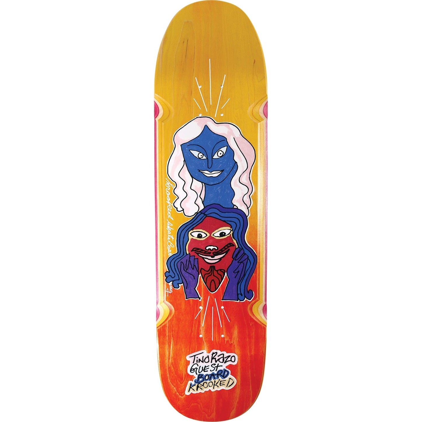 Krooked Tino Razo Guest Pro Skateboard Deck - 8.62″