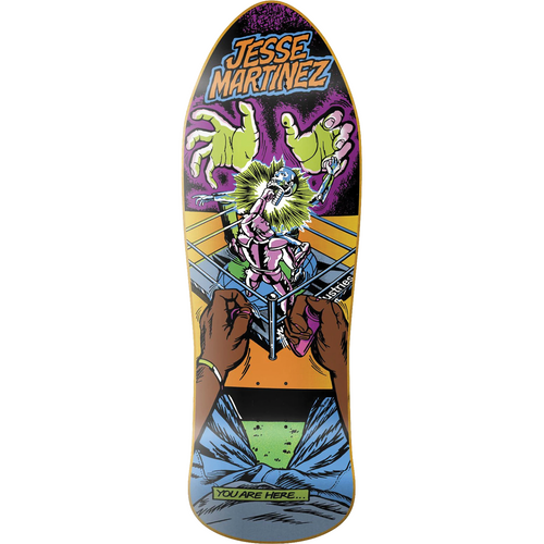 World Industries Martinez Rock'em Sock'em Skateboard Deck - 10.12″