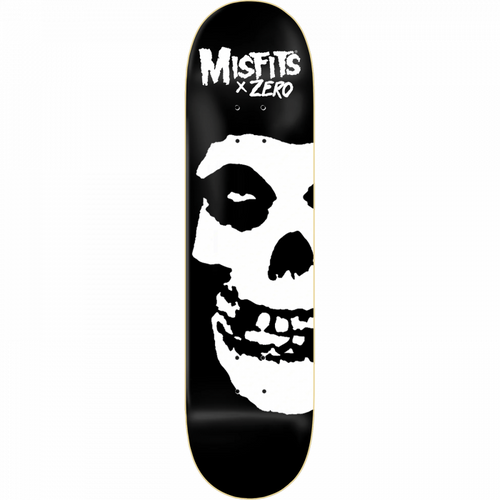 Zero Misfits Fiend Skull Deck - 8.25″ Black/White