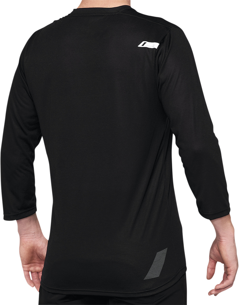 Load image into Gallery viewer, 100% Airmatic 3/4 Sleeve Jersey - Black - XL 40018-00003
