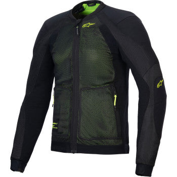 ALPINESTARS Troop-Air Jacket - Black/Fluo Yellow - 4XL 3301225-168-4XL