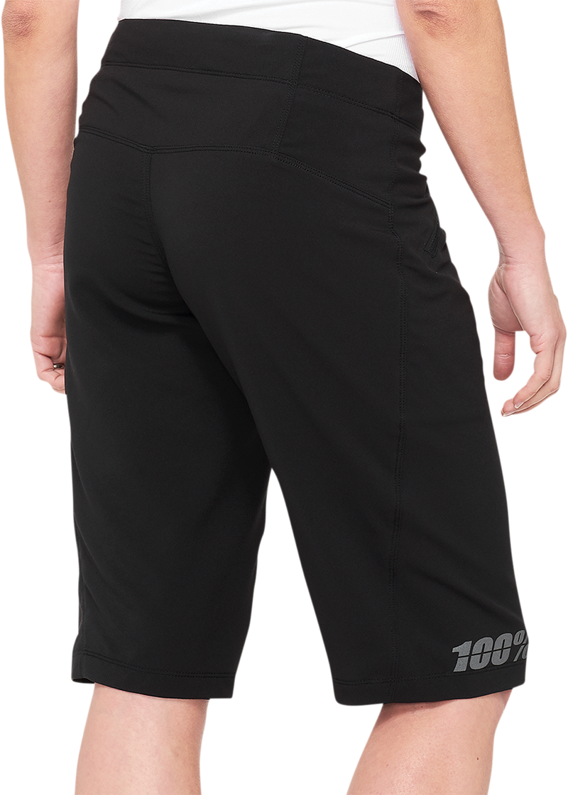 Load image into Gallery viewer, 100% Women&#39;s Ridecamp Shorts - Black - Small 40037-00000
