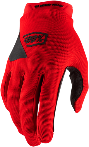 100% Youth Ridecamp Gloves - Red - Small 10012-00004