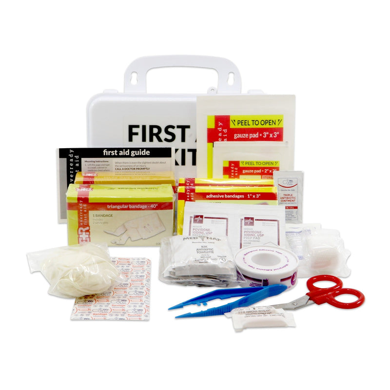 Load image into Gallery viewer, 10 Person First Aid Kit with Plastic Case, Type III, ANSI A, OSHA Compliant
