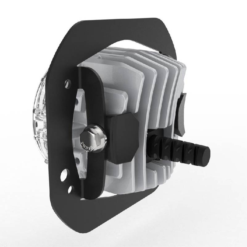 Load image into Gallery viewer, Jeep JL JT JK Fog Mount Brackets - 1 Piece Bumper
