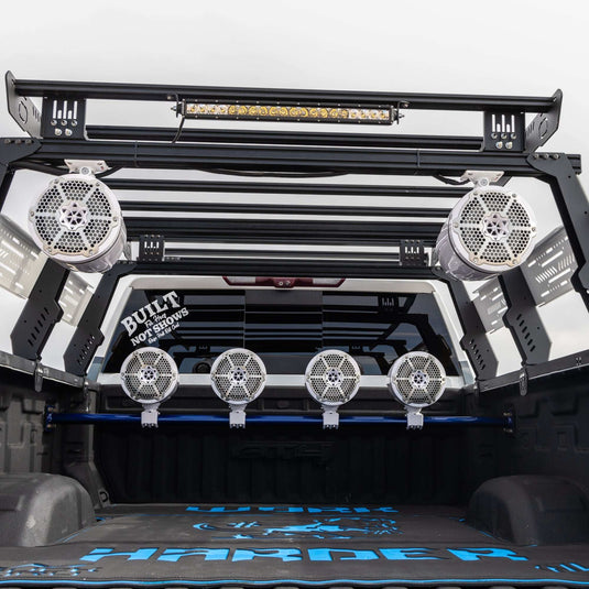 NXL 10" Neodymium Marine and Powersports Towers with Built-in Passive Radiator, 1" Driver and LED RGB Lights 300 Watts Rms - Skoutley Outdoors LLC