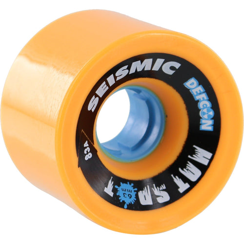 Seismic Hot Spot Defcon Wheels 63x45mm 83a - Mango (Set of 4)