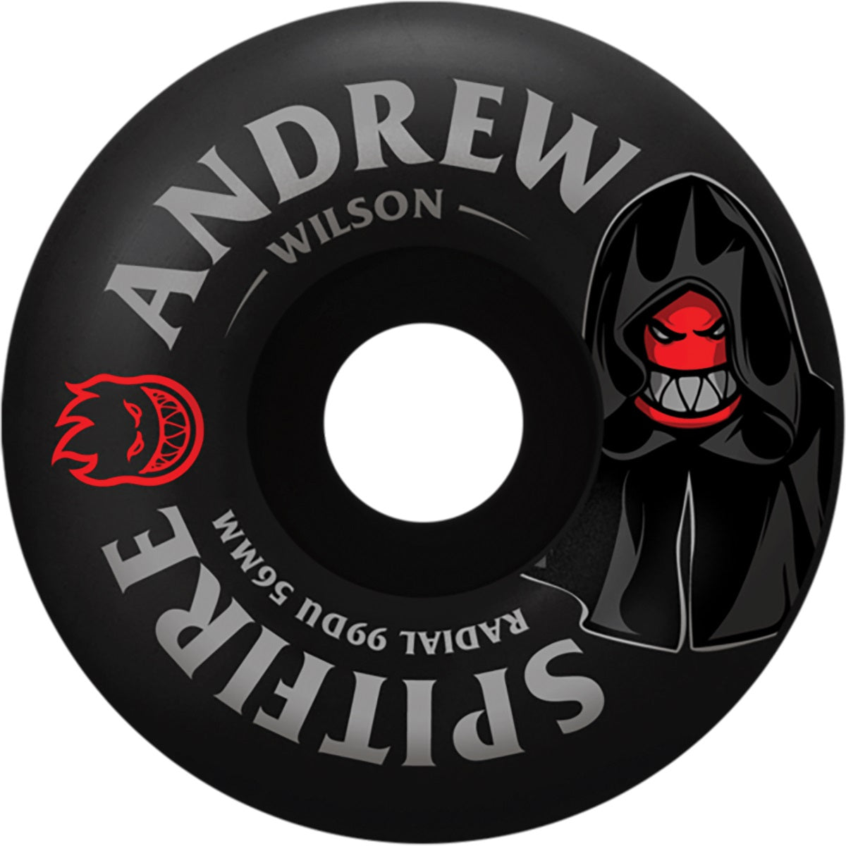 Spitfire Wheels Wilson Burn Squad F4 Radial 56mm 99a - Black (Set of 4)
