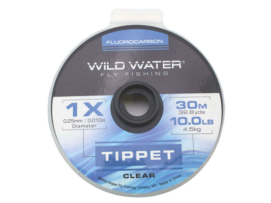 1X Fluorocarbon Tippet Spool, 30m | Wild Water Fly Fishing - Skoutley Outdoors LLC