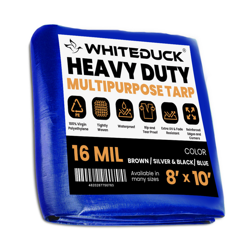 Load image into Gallery viewer, Super Heavy Duty Poly Tarp Cover Thick 16 Mil, 8 oz
