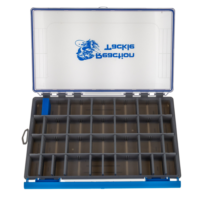 Load image into Gallery viewer, Reaction Tackle Ultra Elite Tackle Tray- Water Resistant with Single Clip Design - New

