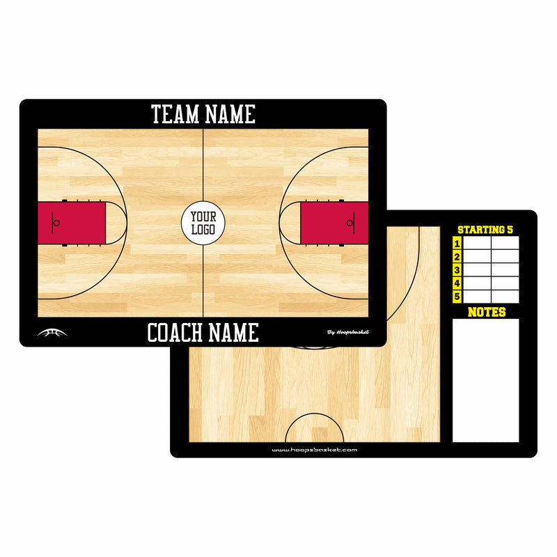 Load image into Gallery viewer, Custom High School Basketball Coaching Board 15.7 x 10.6 in (Classic)

