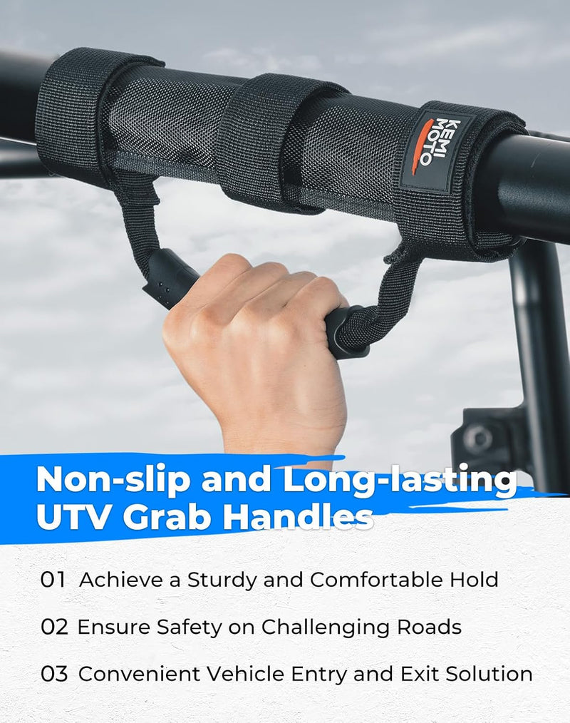 Load image into Gallery viewer, UTV Grab Handles for 1.5-2 inch Round Bar Cage (4 Packs)
