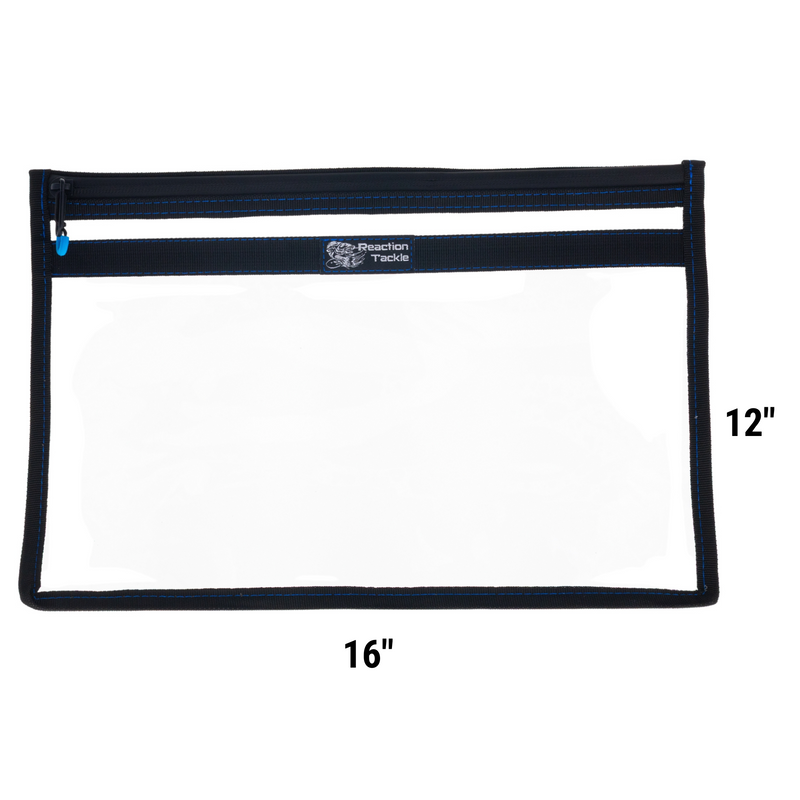 Load image into Gallery viewer, Reaction Tackle Clear Storage Bag Tackle Pak - Water-Resistant Plastic Storage
