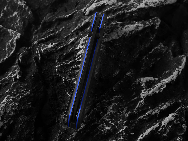 Load image into Gallery viewer, The Loyalist Folding Pocket Knife Giftset for Men and Women (Black and Blue)
