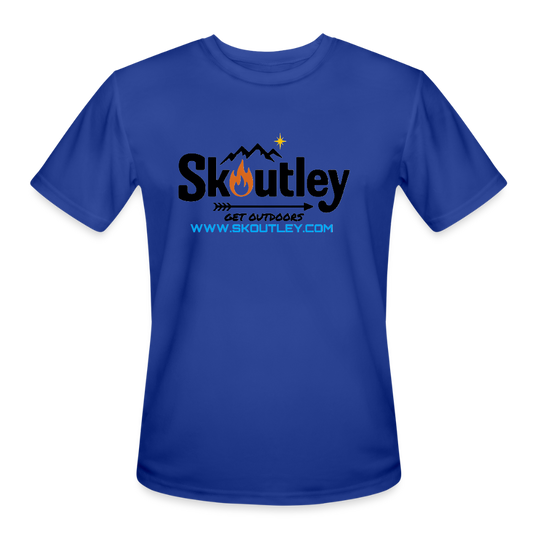 Men’s Moisture Wicking Performance T-Shirt - royal blue