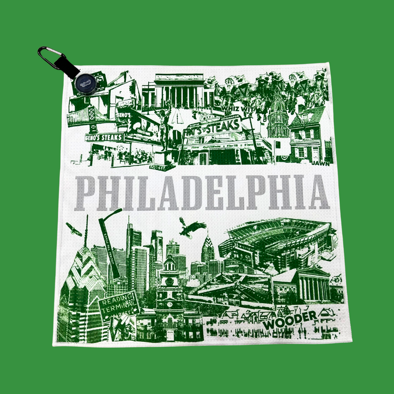 Load image into Gallery viewer, Magnetic Golf Towel - Philadelphia
