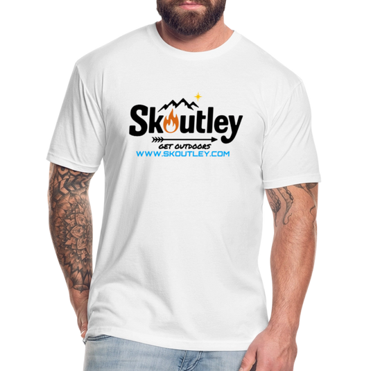 Fitted Cotton/Poly T-Shirt by Next Level - white