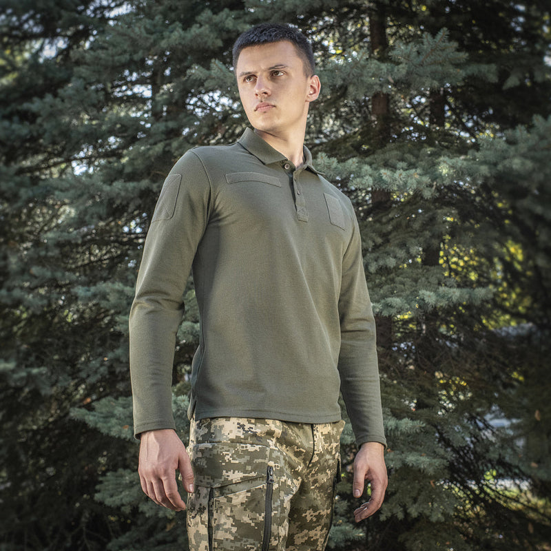 Load image into Gallery viewer, M‑Tac Tactical Polo Longsleeve 65/35
