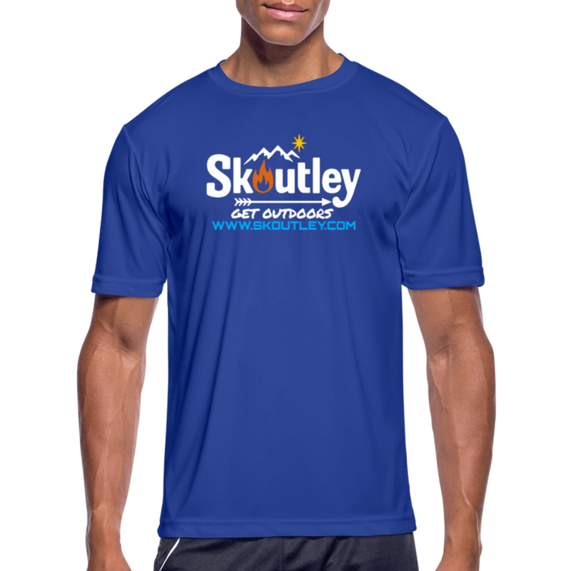 Load image into Gallery viewer, Men’s Moisture Wicking Performance T-Shirt - royal blue
