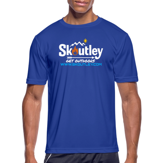 Men’s Moisture Wicking Performance T-Shirt - royal blue