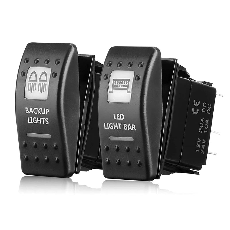 Load image into Gallery viewer, Whip Light &amp; Flag mount &amp; 5 Pin ATV Rocker Switch &amp; Backup Lights
