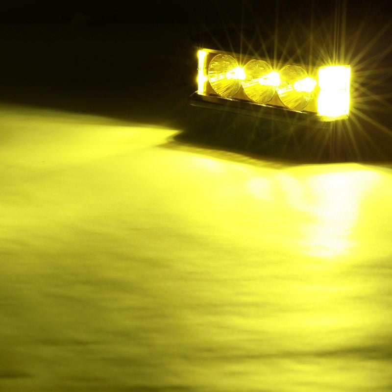 Load image into Gallery viewer, R5 Series | 5 Inch 68W Amber Square Side Shooter Spot Beam LED Pod Lights LED Light Bar
