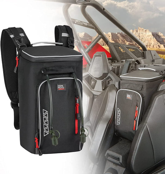 Updated Center Shoulder Console Bag W/Cooler Bag for Polaris/Can-Am
