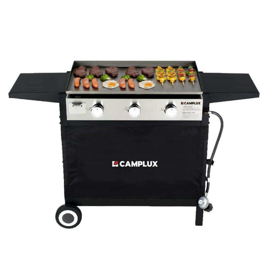 Camplux Outdoor Gas Griddle Grill Combo 3 Burner ,Camping and Tailgating 33,000 BTU w/ 20 LB LP Connector - Skoutley Outdoors LLC