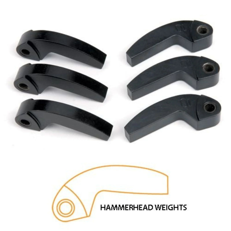 Load image into Gallery viewer, SPEEDWERX HYPERSHIFT HAMMERHEAD MACHINED WEIGHTS // SET OF 3
