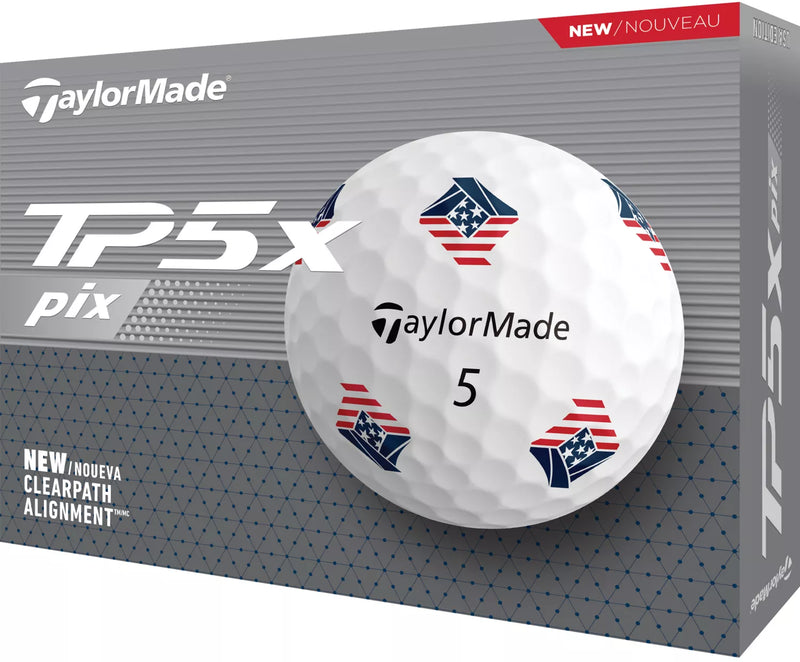 Load image into Gallery viewer, TaylorMade 2024 TP5x pix 3.0 USA Golf Balls
