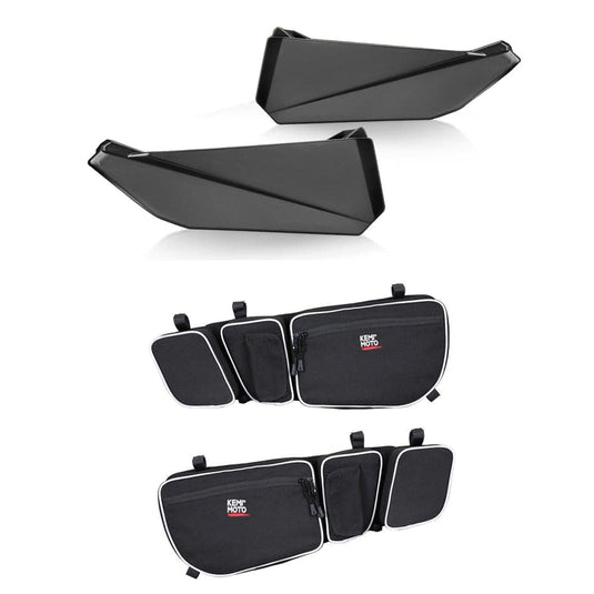 Front Door Bags & Front Lower Door Inserts for Can-Am Maverick X3