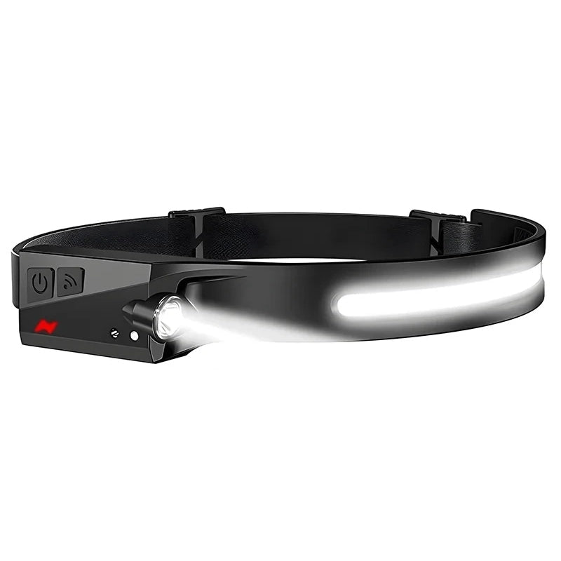 Load image into Gallery viewer, Headlamp USB Rechargeable LED  Waterproof, Motion Sensor Camping/Hiking Light
