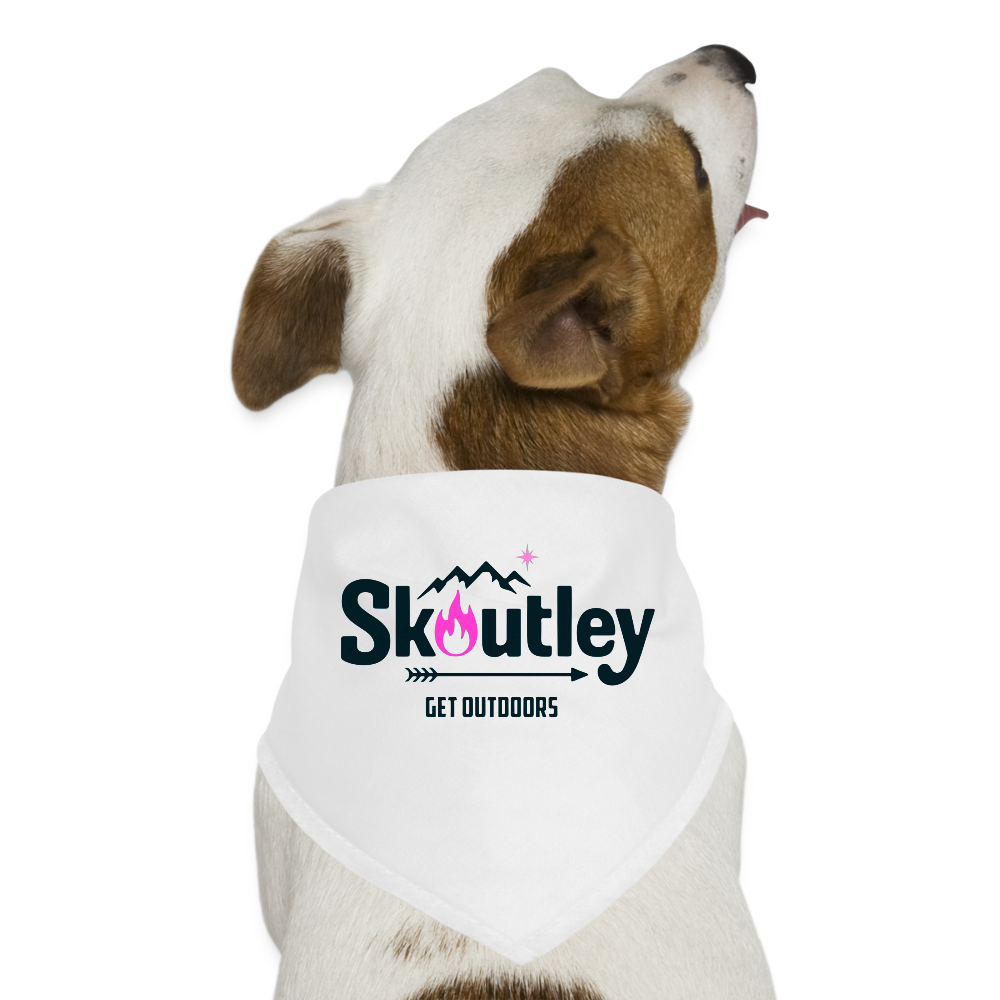 Dog Bandana - white