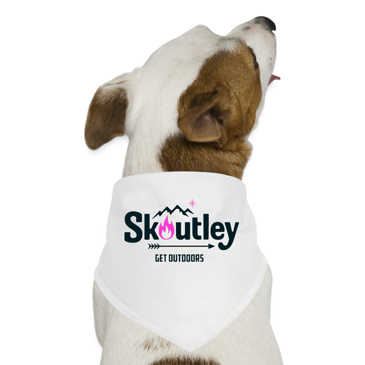Dog Bandana - white