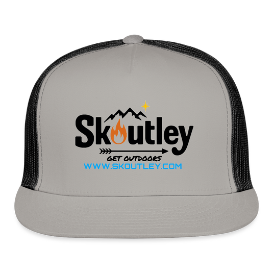 Trucker Hat - gray/black