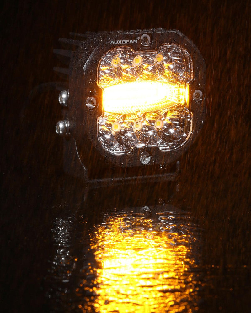 Load image into Gallery viewer, XP-ULTRA Series 3 INCH 96W 9600LM LED PODS 6 MODES WHITE AMBER FLASHING LED DRIVING LIGHTS
