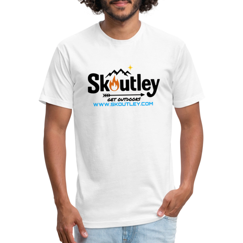 Load image into Gallery viewer, Fitted Cotton/Poly T-Shirt by Next Level - white
