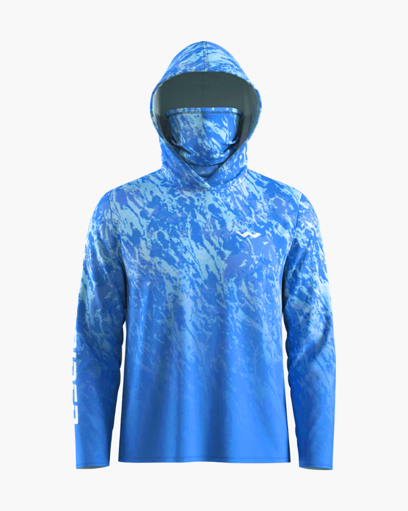 Load image into Gallery viewer, Hooded Helios Fishing Shirt with Gaiter
