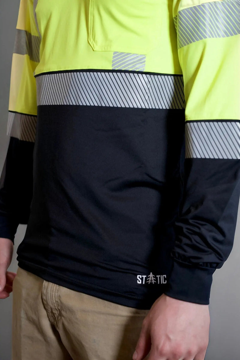 Load image into Gallery viewer, Non FR Hi-Vis Long Sleeve Shirt - Neon
