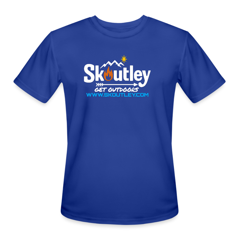 Load image into Gallery viewer, Men’s Moisture Wicking Performance T-Shirt - royal blue
