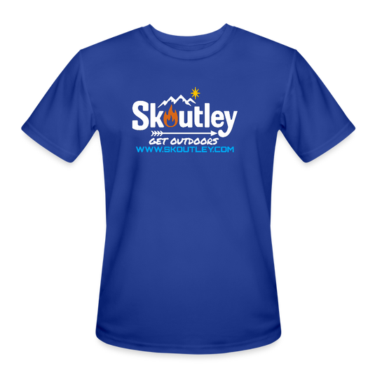 Men’s Moisture Wicking Performance T-Shirt - royal blue