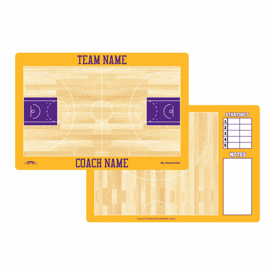 Custom NBA Basketball Coaching Board 15.7 x 10.6 in (Classic)