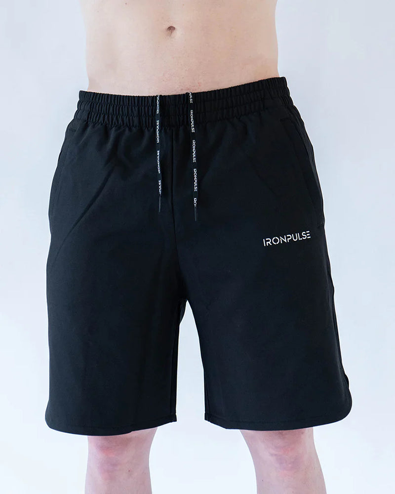Load image into Gallery viewer, Iron Pulse Men's Black Identity Shorts *Final Sale*
