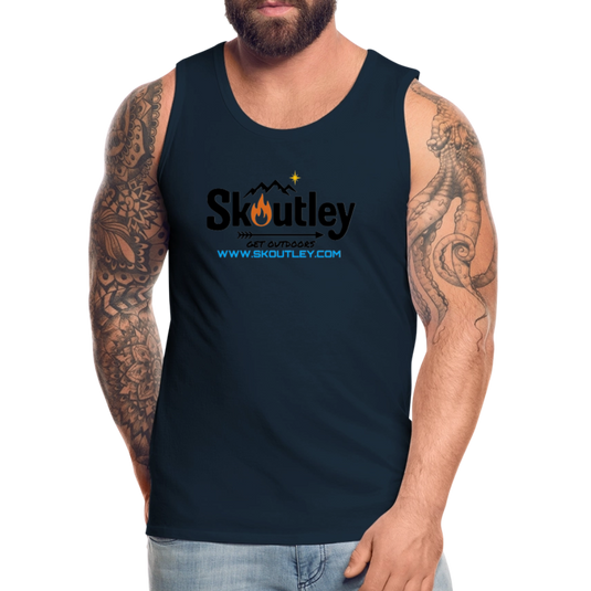 Men’s Premium Tank - deep navy