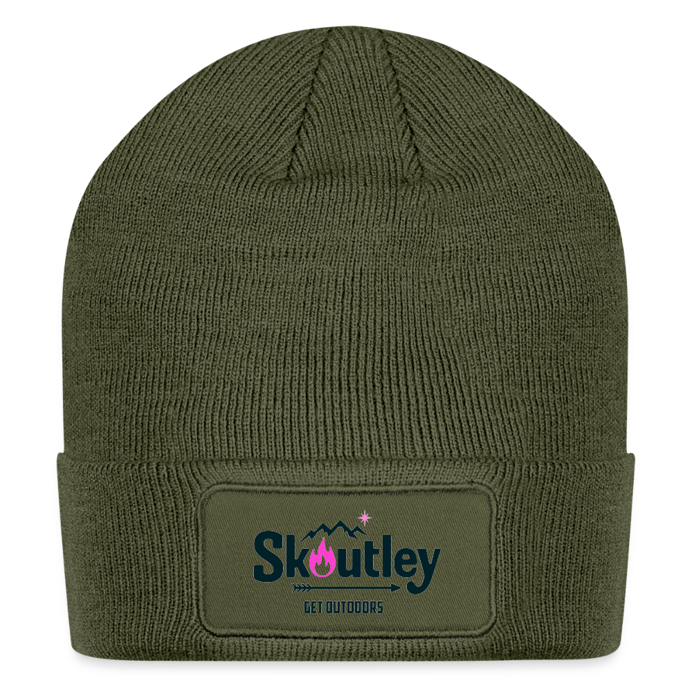 Patch Beanie - olive
