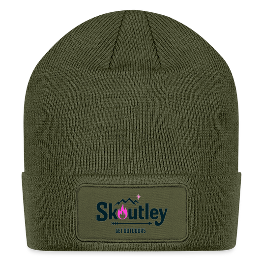 Patch Beanie - olive