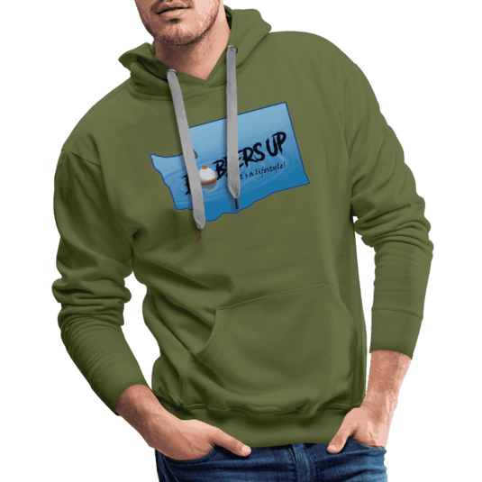 Men’s Premium Hoodie - Bobbers Up - Skoutley Outdoors LLC